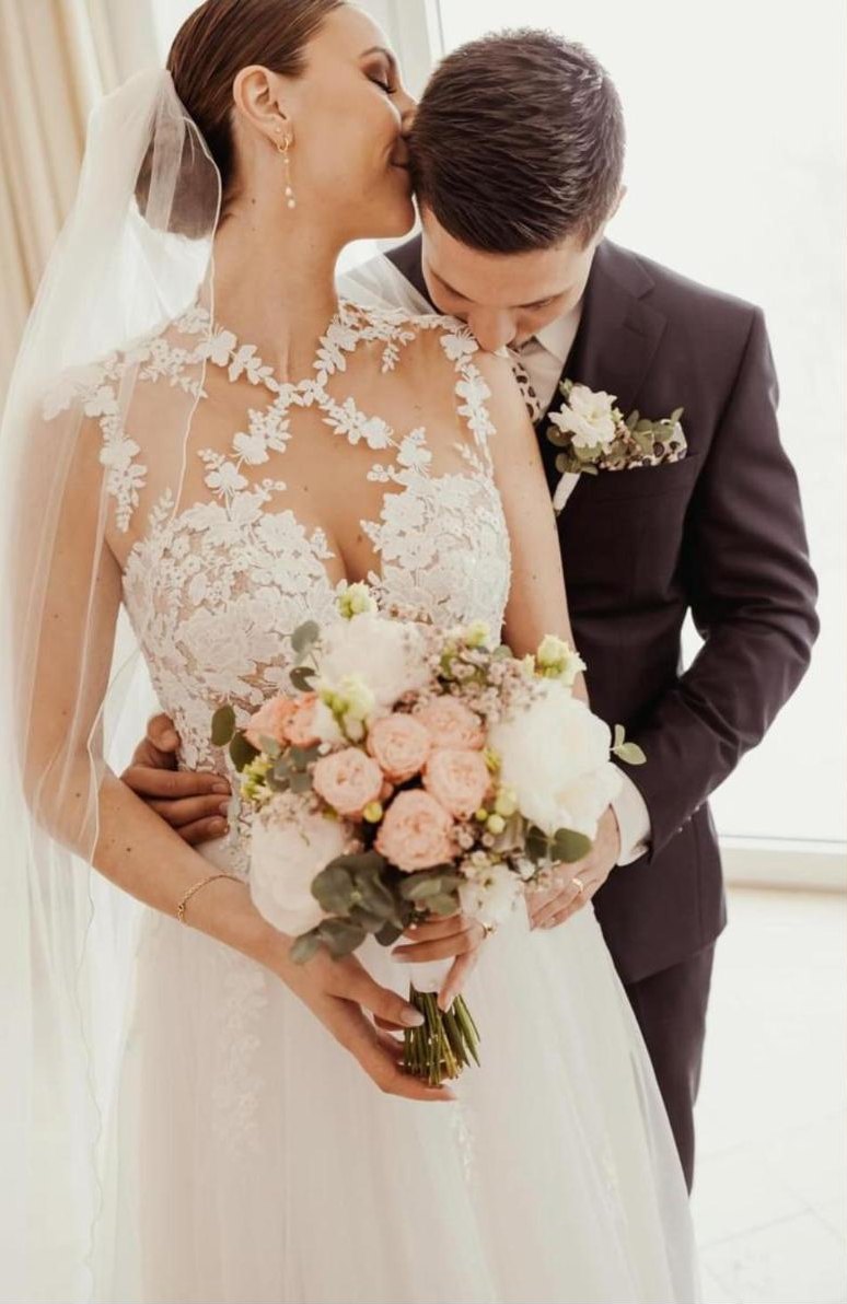 Brautpaar am Hochzeitstag